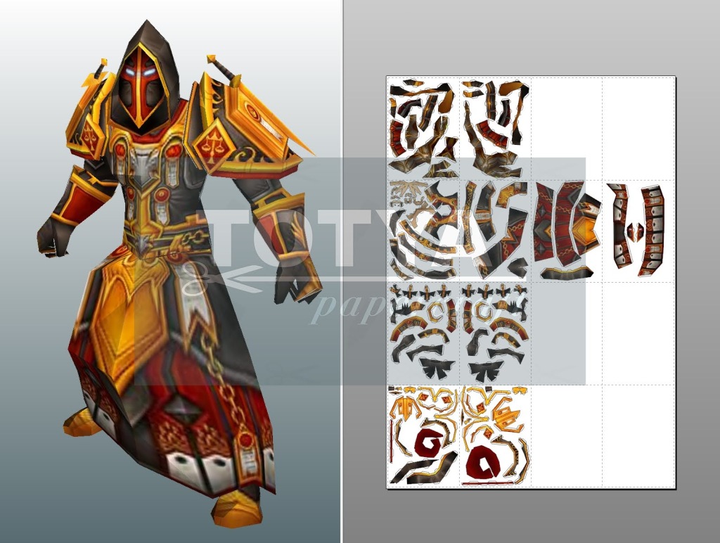 Judgement Pally Redesigned papercraft template